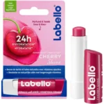 Labello Baume à lèvres Cherry Shine – Soin des lèvres Hydratation 24H – 4,8 g