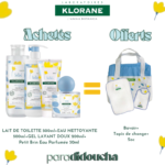 Pack Klorane Bébé Incontournable – Soins Doux et Naturels pour la Peau Délicate de Votre Enfant