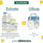 Pack Klorane Bébé Complet – Soins Doux, Naturels et Apaisants pour Peau et Cheveux Sensibles