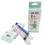 L2N Lot de 2 Seringues Colorées Bébé pour Lavage Nasal