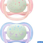 Philips Avent Sucettes Ultra Air Night 0-6m Rose scf376/10