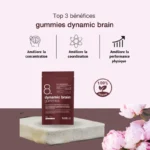 SSWLAB 8 DYNAMIC BRAIN GUMMIES 126G 42 GUMMIES GOUT POMME