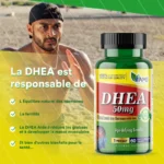 AMS DHEA 50mg – Booster Hormones Homme et Femme – 60 Capsules