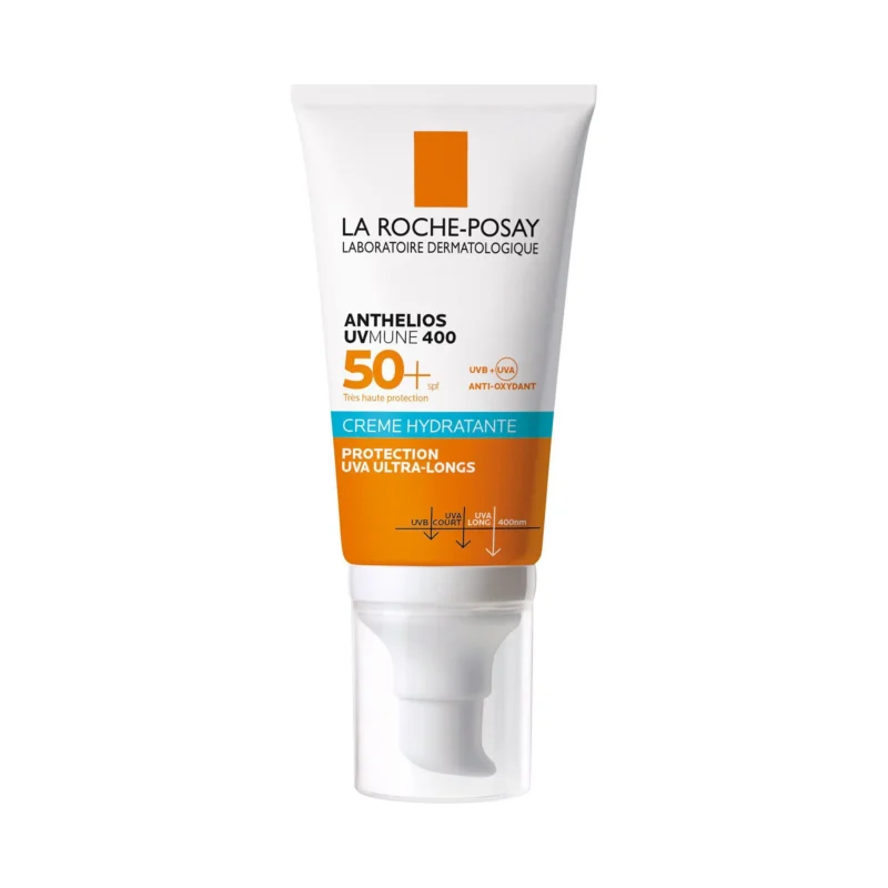 Anthelios-UVMUNE-400-Creme-solaire-peau-sensible-SPF50-800x800-1.webp La Roche-Posay Anthelios UVMUNE 400 Crème Solaire | Peau Sensible Normales à Sèches | SPF50+ – 50ml – Image 1