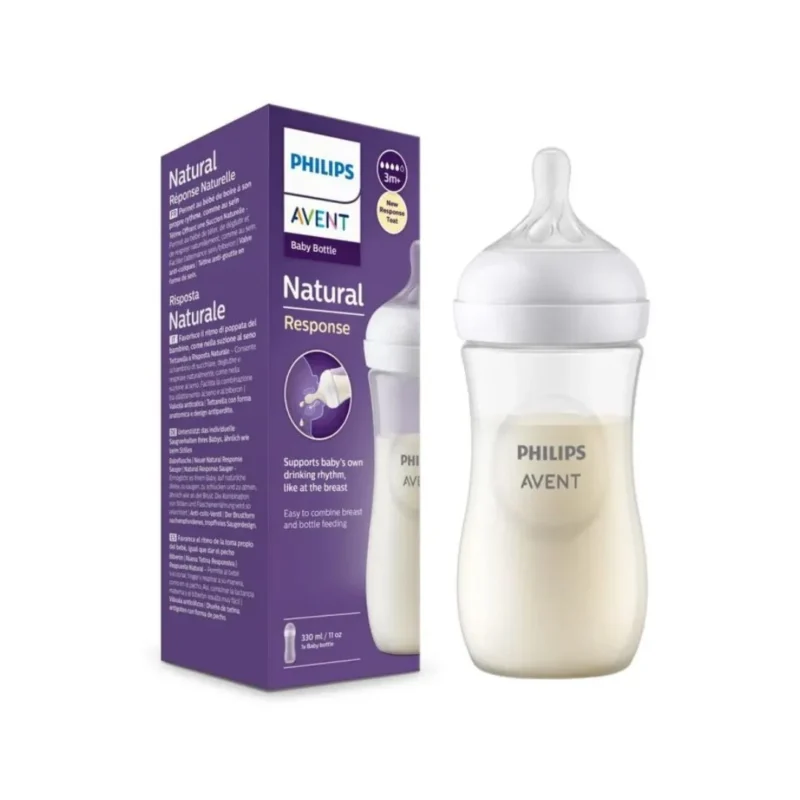 Avent-Natural-Response-Biberon-800x800-1.webp Avent Biberon Natural Response 330ml 3M+ | SCY906/01 – Image 1
