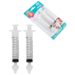 Babyage Lot de 2 Seringues Nasales Bébé 4 Mois+ – 10ml