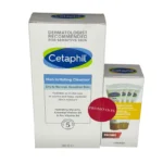 Cetaphil Nettoyant Doux Non Irritant 200ml + 4 x Miniatures SUN Liposomal Lotion Très Haute Protection SPF 50+