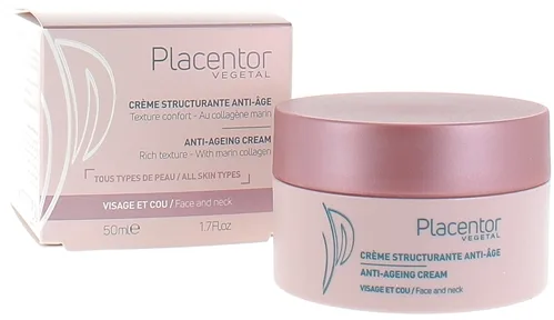 Creme-structurante-anti-age-Placentor-pot-jpg.webp PLACENTOR CREME STRUCTURANTE ANTI AGE TEXTURE CONFORT 50 ML – Image 1
