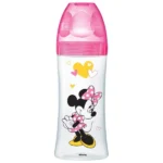 Dodie Biberon Initiation+ Anti-Colique Rose Minnie +6 Mois 330 Ml