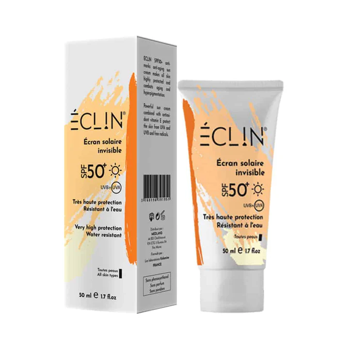 Eclin-Ecran-Solaire-SPF50_-50ml-nova-parapharmacie-maroc_720x.webp Eclin Ecran Solaire Invisible SPF50+ 50ml – Image 1