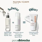 NUHANCIAM SÉRUM ANTI-TACHES+Nuhanciam Mousse Nettoyante Démaquillante Douce 170 ml= Nuhanciam Ecran Invisible SPF 50+ 50 ml Offert