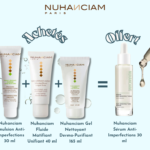 Nuhanciam Émulsion Anti-Imperfections 30 ml + Fluide Matifiant Unifiant 40 ml+Gel Nettoyant Dermo-Purifiant 165 ml (Nuhanciam Sérum Anti-Imperfections 30 ml )