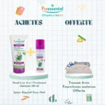 Puressentiel Anti-Poux Shampooing 2 en 1 -150ml + Spray Répulsif 75ml – Trousse Fournitures Scolaires Offerte
