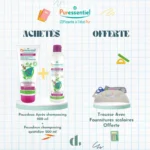 Puressentiel PouxDoux – Shampooing & Après-shampooing Anti-poux 200ml + Trousse offerte