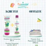 Puressentiel PouxDoux – Shampooing & Après-shampooing Anti-poux 200ml + Trousse offerte