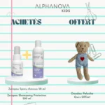 Alphanova Kids Zeropou spray 50 ml + Shampooing Protecteur 200 ml – Doudou Offert