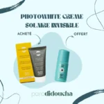 Photowhite Crème Solaire INVISIBLE Illuminante SPF50 50ml + Camomilla Blu Deo Roll 50ml offert!