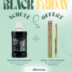 ECODENTA Bain de Bouche Extraordinaire Blanchissant au Charbon Noir – 500 ml + Cadeau