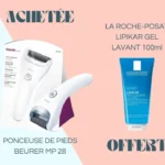 Beurer MP 28 Ponceuse de pieds + RP LIPIKIR GEL LAVANT 100ml Offert
