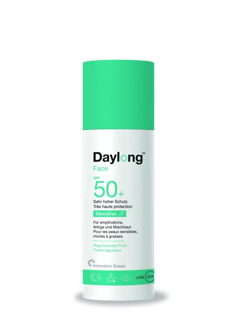 Prim1_Daylong_sensitive_face-RegFluid_50_50ml-scaled-800x1133-1.jpg Daylong Sensitive Face Fluide Solaire Régulateur Spf50 – 50ml – Image 1