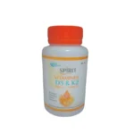 Spirit Pharma Vitamines D3 + K2 60cap – Synergie Puissante pour des Os Solides Efficace des Muscles Forts