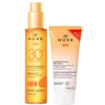 NUXE HUILE BRONZANTE SPF30 INTENSE 150ml + Shampooing Douche Après-Soleil 100ml Offert