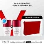 Vichy 2*Déodorant CLINICAL CONTROL 96H femme = Trousse OFFERTE