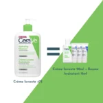 CERAVE OFFRE CREME LAVANTE HYDRATANTE 473 ML = CREME LAVANTE 20ML + 3 BAUME HYDRATANT