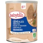 Babybio 5 CÉRÉALES VERVEINE FLEUR D’ORANGER CAMOMILLE
