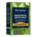 Dietaroma Radis Noir Artichaut 20 Ampoules – Détox Foie Naturelle Parfait