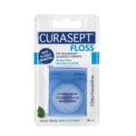 Curasept Fil Dentaire Cire Mentholé 50 m – Nettoyage Interdentaire Doux et Efficace