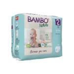 Bambo Nature Taille 2 Couches S (3–6 kg) – Confort Sublimé