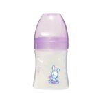 Dodie Biberon Initiation+ 150 ml Mauve Décoré Tétine Débit 1