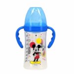 Dodie – Biberon Disney MICKEY BLEU initiation+ avec anses 6M + – 270 ml