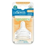 Dr. Brown “2” Tétines en Silicone Cole Large 6mois+
