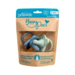 Dr. Brown Sucette en silicone 0-6 mois HappyPaci Bleu & Vert