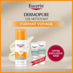 EUCERIN OIL CONTROL SPF 50+ 2 MINIATURES Gratuits DERMOPURE GEL NETTOYANT
