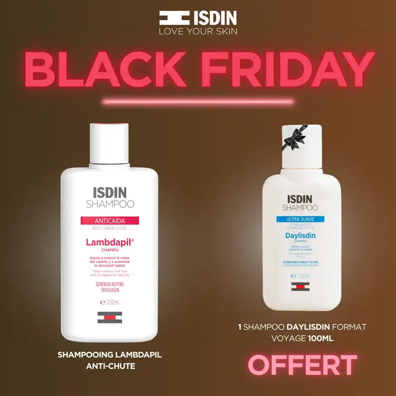 isdin-shampooing-lambdapil-antichute-200ml-daylisdin-100ml-offert.webp ISDIN Shampooing Lambdapil Anti-chute 200ml + Daylisdin Shampoing Usage Fréquent 100ml OFFERT – Image 1