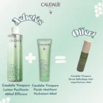 Caudalie Vinopure Lotion Purifiante 400ml Efficace+Fluide Matifiant Hydratant Efficace 60ml=( Sérum Salicylique Anti-imperfections 10ml offert)