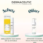 DERMACEUTIC SUN CEUTIC SPF 50 INVISIBLE + ADVANCED CLEANSER 50ml Offert