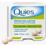 QUIES PROTECTION AUDITIVE CIRE NATURELLE 8 Paires