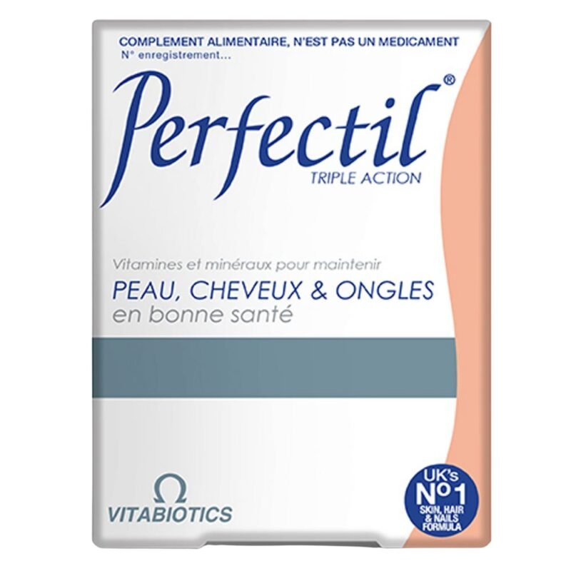 vitabiotics-perfectil-triple-active-peau-cheveux-ongles-30-comprimes-800x800-1.jpg Perfectil Triple Actifs Peau, Cheveux Et Ongle 30 Comprimés – Image 1