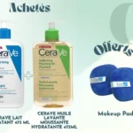 CeraVe huile hydratante 473 ml + Lait Hydratant 473 ml+ OFFERT
