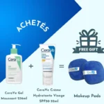 Cerave Gel Moussant 236ml + Crème Hydratante Visage SPF50 52ml + OFFERT