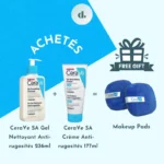 CeraVe SA Gel Nettoyant Anti-rugosités 236ml + CeraVe SA Crème Anti-rugosités 177ml + OFFERT