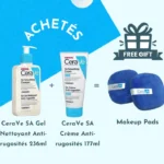 CeraVe SA Gel Nettoyant Anti-rugosités 236ml + CeraVe SA Crème Anti-rugosités 177ml + OFFERT